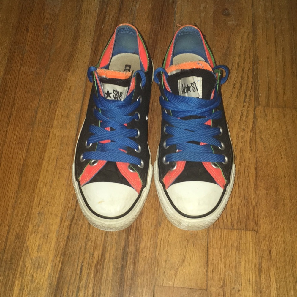 Multicolored low top Converse